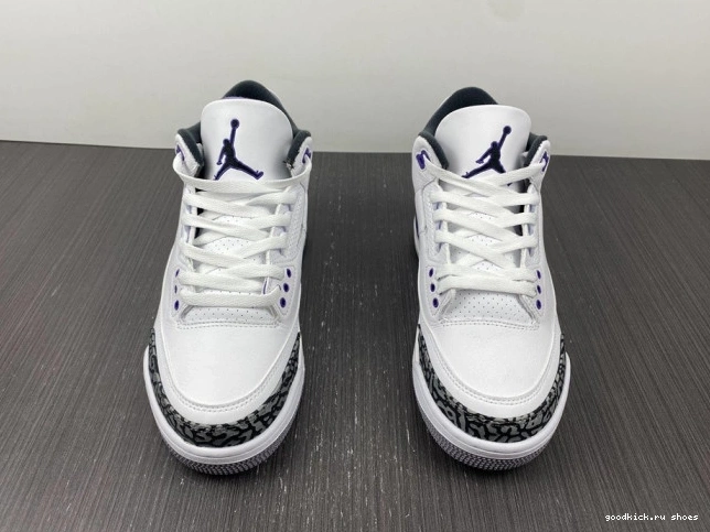 Rep 'Dark 3 CT8532-105 Air Retro Jordan Iris' 0814